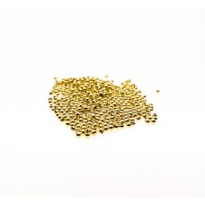 Entremeio Bolinha 1 mm Dourado 20 gramas