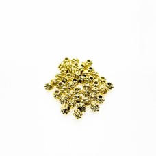 Entremeio Bolinha trabalhado 4 mm Dourado 