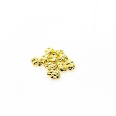 Entremeio Elefante Liso 9 x 4 x 6 mm Dourado 10 unidades