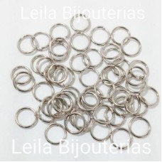 Argola Latão Niquel 2mm Banho Nacional 20 gramas