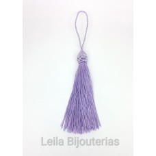 Tassel Lilás 10.8 cm com corda pingente de 3.5 cm - 6 unidades