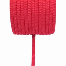 Cordão Trançado de Poliéster 4mm Vermelho 1 Rolo