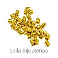 Mola Para Óculos 6 x 5 mm Dourada 100 Unidades