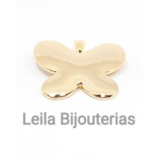 Pingente Borboleta 46 x 48 x 3 Dourado 1 Unidade