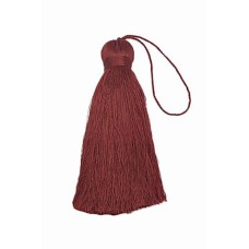 Pingente Tassel de Poliéster 12cm Vermelho Marsala 1 Unidade